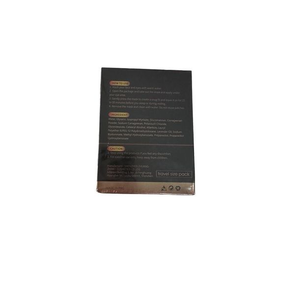 24 gold eye mask 24 piece - Picture 2 of 2